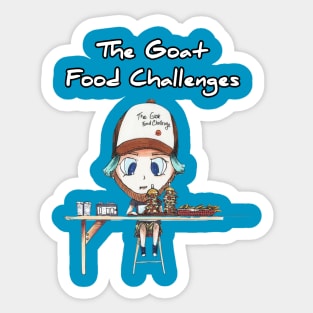 The Goat Food Challenges Chibi Sticker